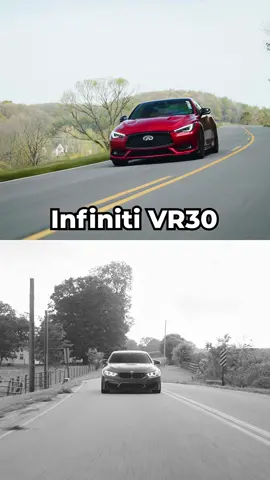 Exhaust vs. exhaust 🏎️ Which 6 cylinder sounds better? #q60 #q60rs #q60redsport #redsport400 #redsport #m4 #bmwm #bmwm4 #bmwm4competition #bmw 