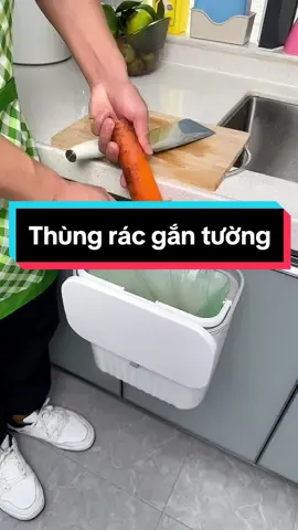 Thùng rác treo tường, nắp lật thông minh #thùngráctreotường #thungracthongminh #đồgiadụng #xuhuong #vairal #Master2023byTikTok 