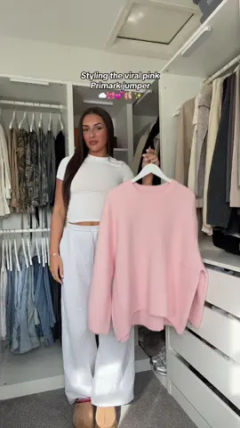 Styling the viral pink primark jumper for Autumn ☁️🎀🩷💕🩰✨ #fyp #autumnfashion #autumnoutfitinspo #autumnootd #falloutfits #autumnfashioninspo2023 #cosyoutfits #pinkprimarkjumper #viralprimarkjumper #stylingoutfits 