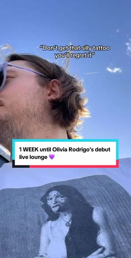 1 WEEK until @Olivia Rodrigo's debut live lounge 💜  #oliviarodrigo #GUTS #oliviarodrigoguts #livelounge 