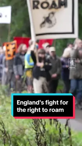 Activists gathered to mark 20 years since the Land Reform Act which gave people in Scotland the right the wander almost anywhere. But in England this isn't the case and walking on some land could be classed as trespassing. Alex Thomson met the campaigners who want the right to walk anywhere in England. #righttoroam #walking #rambling #countryside #ukwalks #englishcountryside #c4news #channel4news