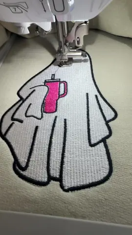 #fyp #halloween #Love #trending #embroidered #ghost #basicghoul #stanleytumbler 