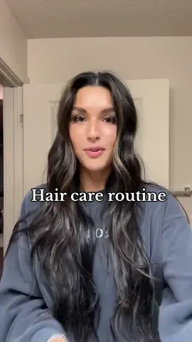 My hair care routine! 🫶🏼 #haircare #hairtutorial #haircareroutine #longhair #hairtransformation #olaplex #redken #amika #bioionic #hairproducts #hairtok 