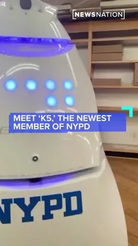 Meet “K5,” NYPD’s latest robot that will roam the Times Square subway to help fight crime.