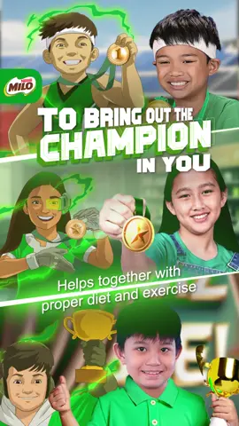 Whether in school or sports, learn how you can help bring out the champion in your child with MILO®!