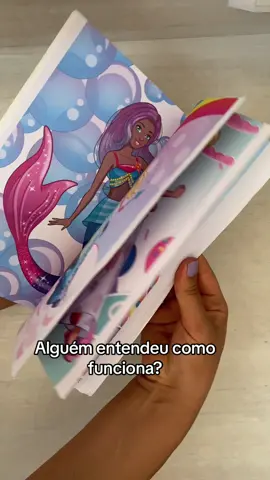 Livro mágico da Barbie! Alguém explica aqui que bruxaria é essa??!!  #barbie #livromagico #bebemoonkids 