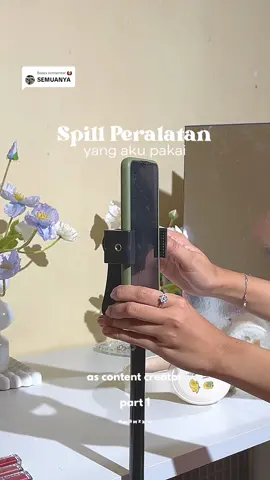Membalas @🙆‍♀️ maap baru bisa spill sekarang🥹👉🏻👈🏻 terimakasih yg udah mau bersabar🫶🏻 mau dispill apalagi nich?👀 #tripod #alatngonten #contentcreator #lighting #godoxsl60w 