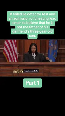 A failed lie detector test and an admission of cheating lead a man to believe that he is not the father of his girlfriend's three-year-old son.#paternitycourt #xyzbca #tiktok #publicité #viral #tiktok 