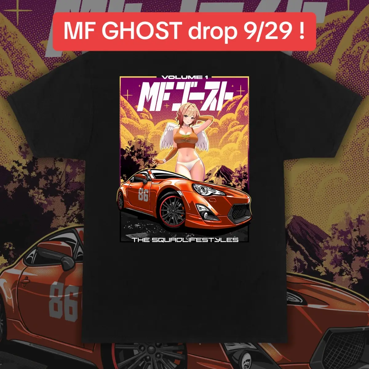 Are you excited for the premiere of #mfghost ?! I know we are! 🏎️🏎️ so we of course had to make a special drop to honor it! Swipe through tk see all thats dropping 9/29 at 10am PST! ##mfghostanime##animestickers##initiald##anime##itasha