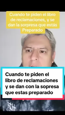 Cuando te piden el libro de reclamaciones, y se dan con la sorpresa de que estas preparado #retail #reclamos #librodereclamaciones #preparacion #procesos #iniciativa #greenscreen 