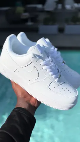One Of The All Time Most Popular Sneakers ✅✅ White Airforces Now Instock  Sizes 4.5 - 12 Instock  Can contact us on 3176464 #airforce1 #pool #fypシ #trending #trinidad #sneakers #nike #sale 
