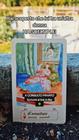 Per CONSULTO PRIVATO trovi il mio nr. nel link del mio profilo 🍀 #cartomanziaprofessionale #tarocchi #tarocchiamore #cartomante #letturatarocchi #lovecoach 