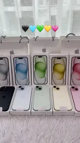 iPhone 15 Series💗💛💚🩵🖤 ##ผ่อนไปใช้ไป##ผ่อนผ่านไวแซลม่อนโฟน##ผ่อนไอโฟนแซลมอนโฟน##iphone##ไอโฟน##iphone15series##iphone15
