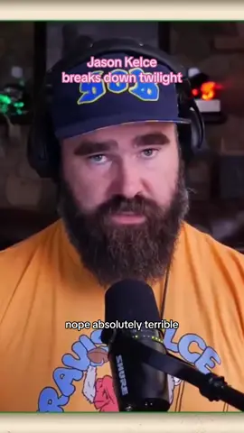 Happy 18th birthday to the book that shaped us of all, the one, the only, Twilight.  ICYMI, Jason Kelce and his wife @Kylie Kelce had a movie marathon a few months ago when Jason then took to his New Heights Podcast to give a synopsis on the series. Tbh, we’d say he did a pretty good job.  #sportsish #twilight #jasonkelce #traviskelce #kelcebrothers #newheights #bella #edwardcullen #edward #teamedward #teamjacob #edwardandbella #bellaandedward  c/o: @New Heights YT