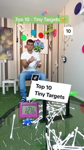 Top 10 Tiny Targets 🤏 #trickshot #entertainment #bestof 