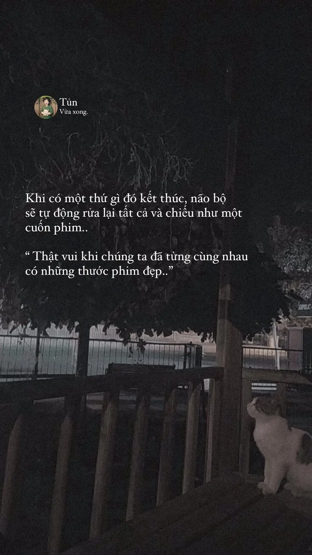 Thật vui khi chúng ta đã từng cùng nhau có những thước phim đẹp.  #story1997 #tun020497 #tamtrang #tamtrang_camxuc #foryou 