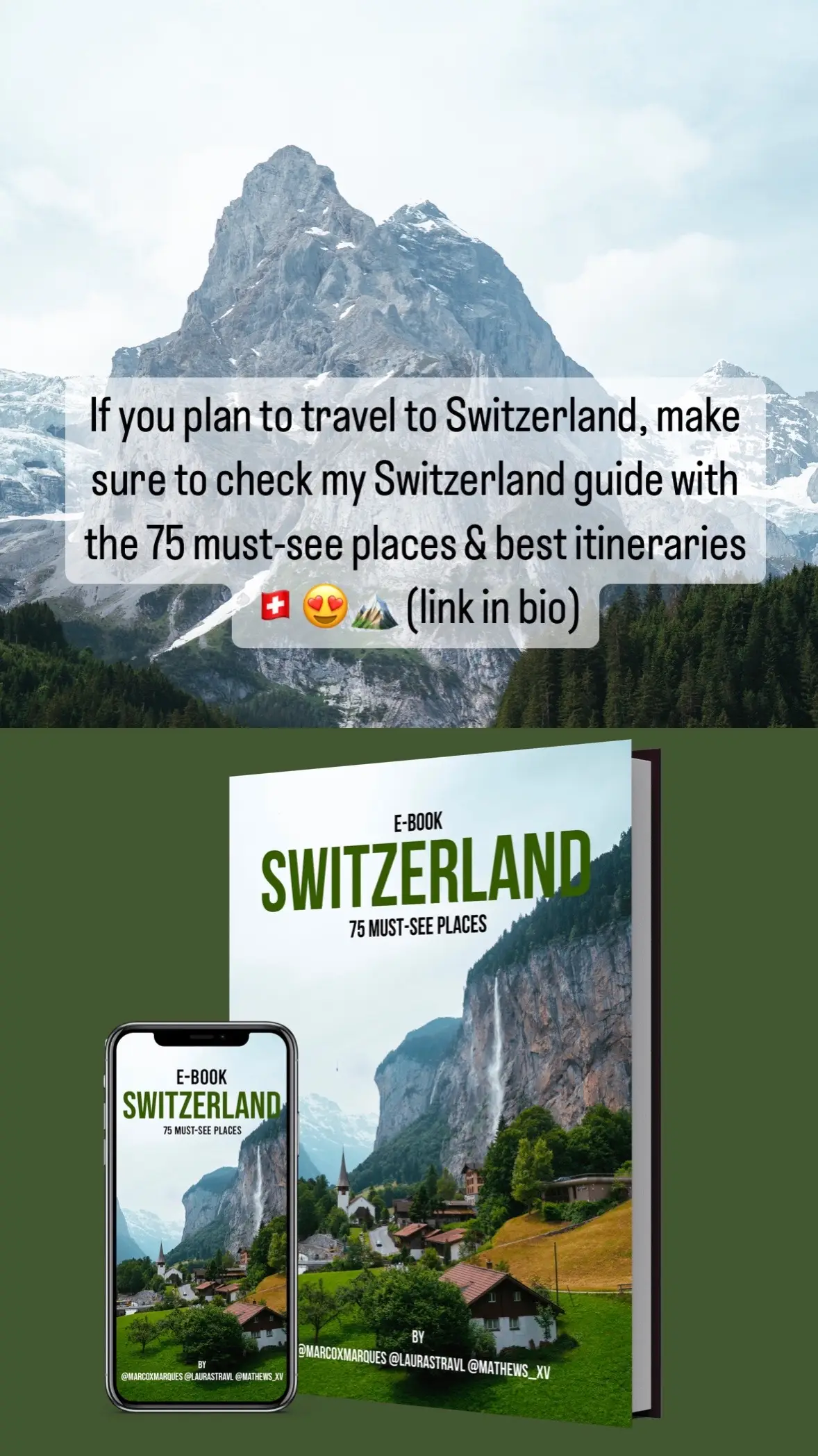 My new Switzerland guide🇨🇭#swissroads #switzerlandnature #roadtrip #swissguide #verliebtindieschweiz #swissbeautiful #sisiswiss  In my bio or Instagram🇨🇭