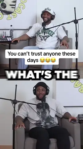 This video will cause trust issues around the world 😂😂😂 #podcast #crashdummiespodcast #fyp #blackcontentcreator #comedy #funnypodcast 