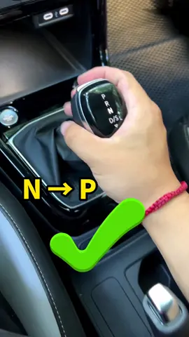 Stopping an automatic car is very particular. Wrong method will damage your car #tips  #car  #driving  #foryou  #learning #drivinglessons