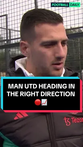 Diogo Dalot says there is a shared belief within Manchester United on where the club can be 🔴 #footballtiktok #manutd #mufc #premierleague