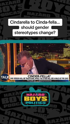 Cindarella to Cinda-fella… should gender stereotypes change? #piersmorgan #genderstereotypes #woke #cindarella #fyp