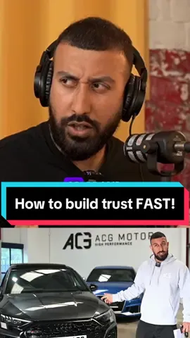 How to build trust FAST! #supercardealer #supercar #communicationskills 