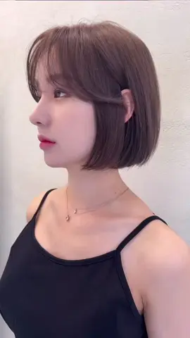 Beautiful Girl with Korean Bob Hairstyle! #LIFOB #kbeauty #bobhair #bobhaircut #Hairstyle #koreanhairstyle #shorthaircut #hairstyletutorial #bob #bangs #beautiful #howto #style #shorthair #tutorial