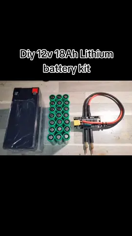 Diy 12v 18Ah lithium battery kit #battery #lithium #renewableenergy #diyprojects 