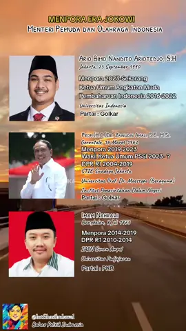 Spil dong, Menpora era Sekarang Bagus gak? 😁 #fyp #ditoariotejo  #imamnawawi  #Zainudinamali  #menpora  #menteripemudadanolahraga  #indonesiamaju #Menterijokowi #jokowi  #indonesiamaju🇮🇩  #capres2024  #pemiluindonesia2024  #Beritapolitik  #beritapemilu  #kabarpolitik  #Politik  #Pilpres2024  #partai2024  #PKB #golkar  #kanglutfihaswal  #lutfihasibulawal 