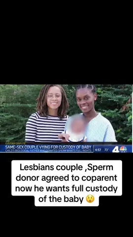 Lesbians couple Sperm donor agreed to co parent now he wants full custody of the baby 😲.                          #gaymarrige #lesbianmarriage #missingperson #lgbtq #trans #gay #lesbian #transwomen #gaytiktok🏳️‍🌈🏳️‍🌈🏳️‍🌈🏳️‍🌈 #gaytv #stud4stud #studs #femsoftiktokcc🏳️‍🌈 #bisexualstuds #fems #gaypridemonth #fypシ゚viral #trending #fyp #viral #foryou
