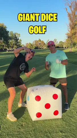 Giant dice golf with @nick_delfico! #sportsontiktok #tiktokpartner 