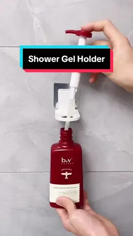 Shower gel hook holder. #shampoohook #hookholder #showergelholder #shampooholder #wallmountedshampooholder #wallmountedhook #shampoobottle #KitchenHacks #kitchenbasin 