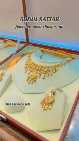 22k GOLD One Tola necklace set designs…#foryou …#foryou 