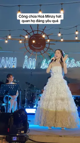 Công chúa Hoà Minzy hát quan họ đáng yêu nhất.##thanhambenthong 