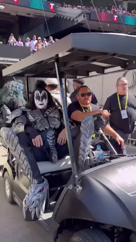 KISS AFL Australia Grand Final Arrives to the stage 2023 #kissband #kissrock #kissrocknroll #kissarmy #fypシ #paulstanley #genesimmons #tommythayer #kissbackstage #bakcstage #behindthescenes #kissfan777 #aflaustralia #australia 