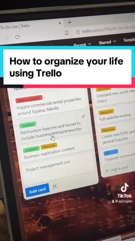 How to organize your life.  Reposting kasi delayed yung audio sa una 🥲