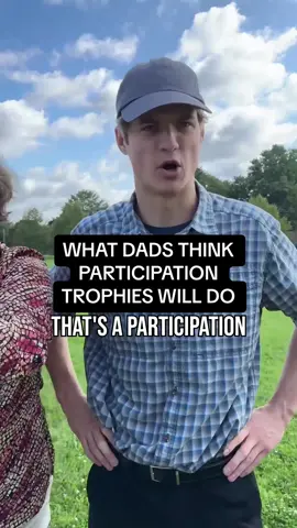 it was all about character building #americanhighshorts #dadlife #participationtrophy #workethic #medal #sports 