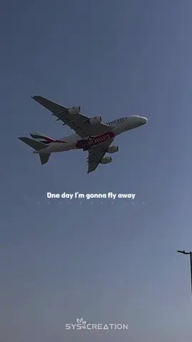 One day I'm gonna fly away.. #song #lyrics #video #emirates #foryou #dubai #Love #music #feelings #heart #lyricsvideo #new @Emirates 