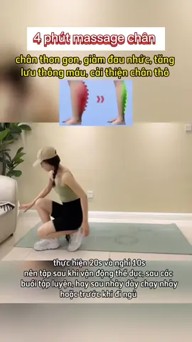 bốn phút để có một đôi chân thon bớt thô thôi nào #yogatainha #yoga #xuhuong #phuchoisausinh #tapchanthang 