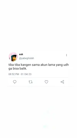 ini nyesek banget sih, mana di akun itu banyak banget foto kenangan nya. #fypシ #✨ #fypp #xyzbca #eak #4u #fypage 