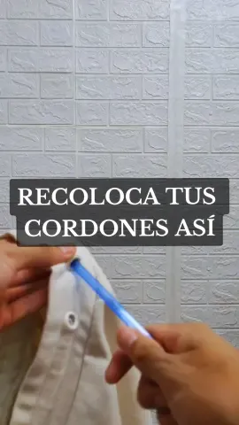 cordón recolocado 🫡 #consejosmoda #trucosmoda #stylehacks #cordones #pantalon #ropa #moda #estilo #modaentiktok 