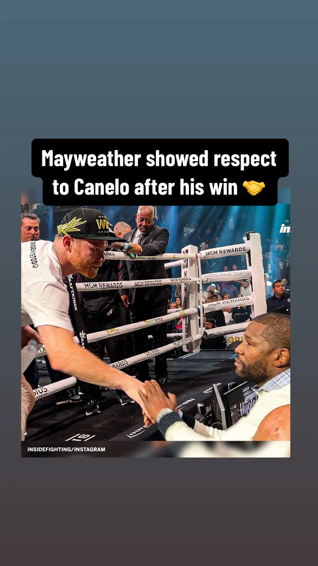 #floydmayweather #canelo #sportsmanship #canelocharlo #boxing