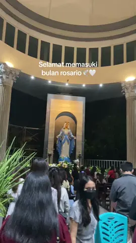 May you always have joy in october😇 #catholic #katolikindonesia #bulanrosario #avemaria #katolikku_keren 