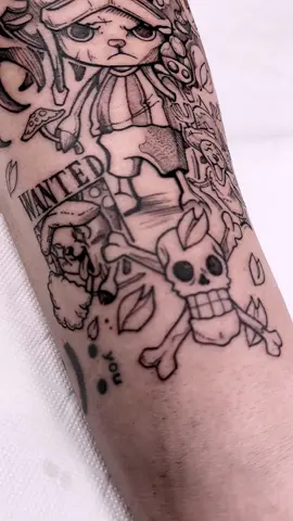 Tony Tony Chopper Final Result (part2) IG @danielcastro_tattooartist #anime #tattoo #fyp #onepiece 