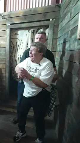 GRANDMA GOES TO HAUNTED HOUSE! #fyp #angrygrandma #halloween #hauntedhouse #hushhauntedattraction #hilarious #comedy #funny #bestof #makethisviral #trending #viral #aha #youtube #trynottolaughtiktoktv 