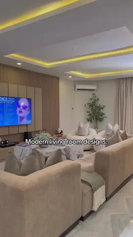 Modern living room design inspo.  Designing living rooms is definitely one of my favorite thing to do.  I like to find a sweet spot between luxury and modern design.  #luxurylivingroomdesign #moderndecor #interiordesignerlagos #livingroominspo 
