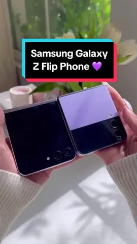 WHICH ONE WOULD YOU CHOOSE?  Samsung Galaxy Z Flip 5 vs Z Flip 4 purple edition 💜 link in bio! #zflip #samsunggalaxy #SamsungAmbassador @SamsungUS 