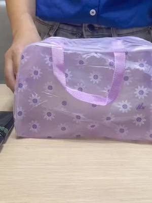 $1.99: Glam Up with our Transparent Flower Makeup Bag!