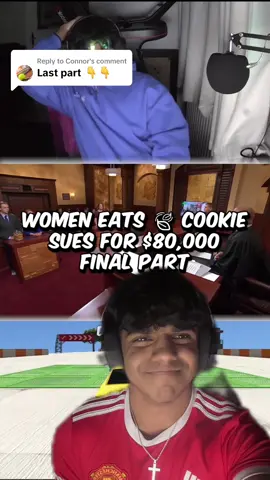 Replying to @Connor Final Part! Women Falls Off Shelf After Eating Cookie & Sues for $80,000 😱 #fyp #court #judge #america #dailycourt 
