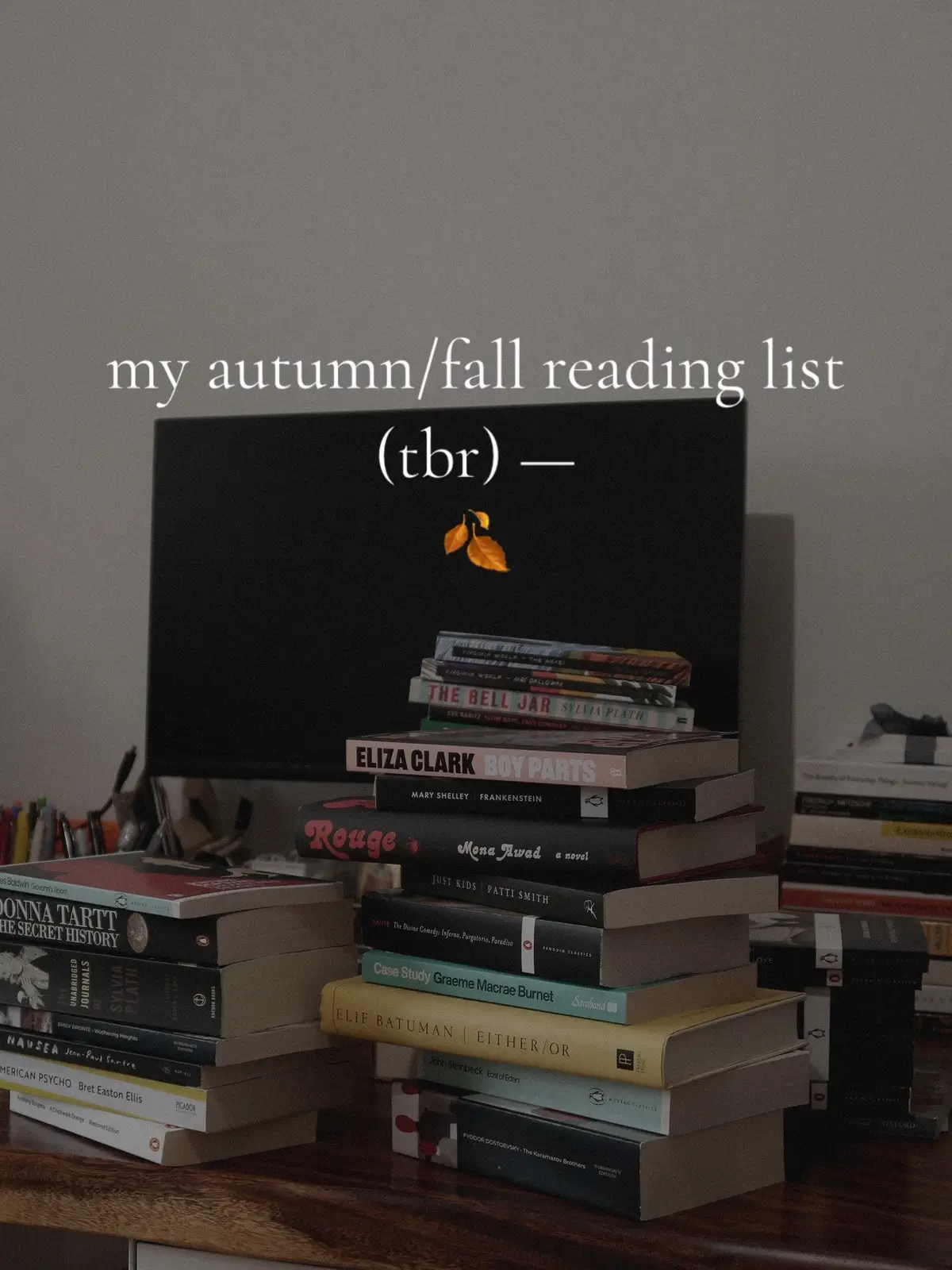 a few of these are on my october list, but if i’m honest i love to jump around with my reading 💌 a note: these are a mixture of new and secondhand books — #sundayinthelibrary #falltbr2023 #thesecrethistory #literarytok  #thekaramazovbrothers  #thesecrethistoryaesthetic #darkacademiaaesthetic  